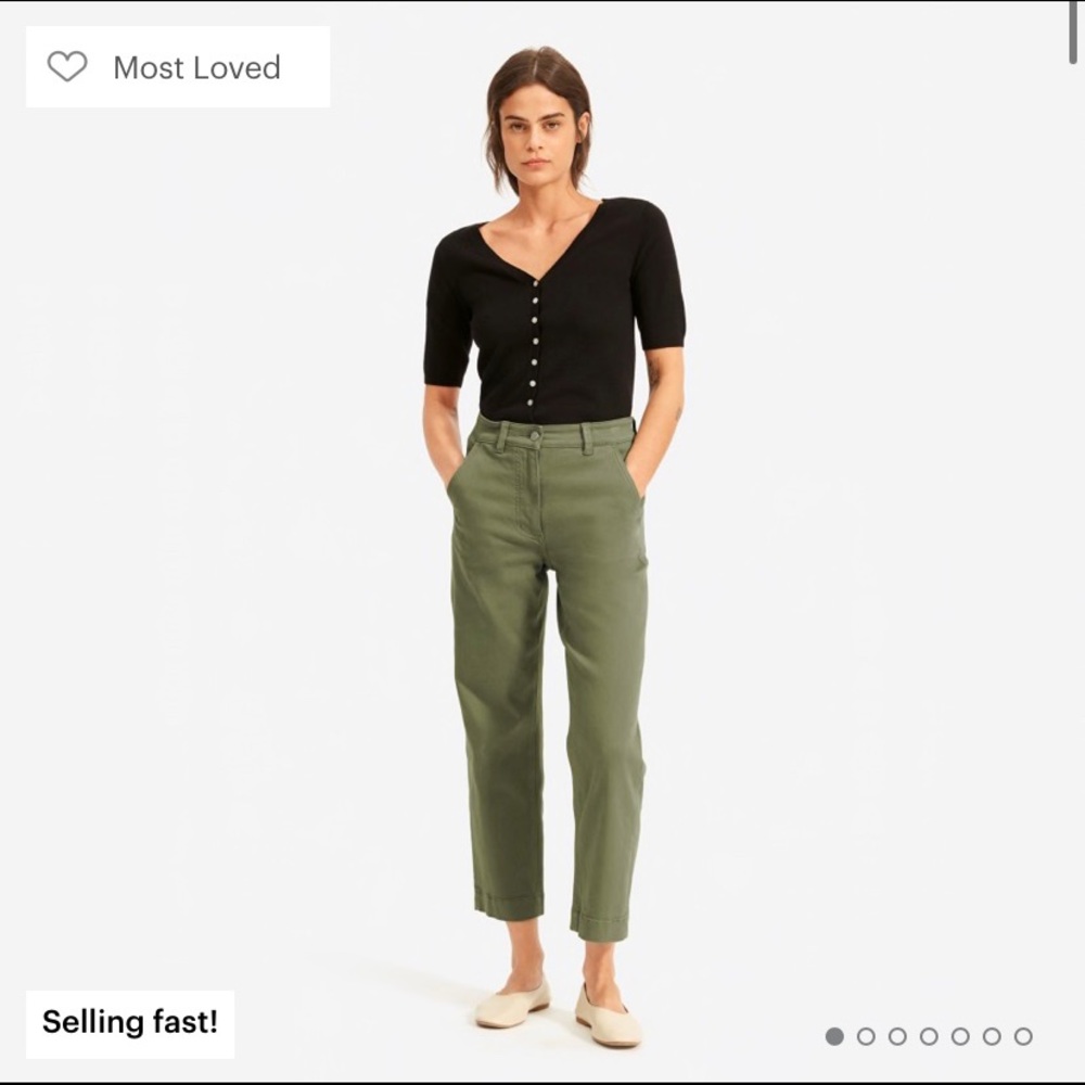 Everlane straight leg crop